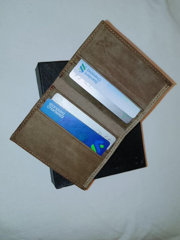 Slim Leather Bifold Wallet