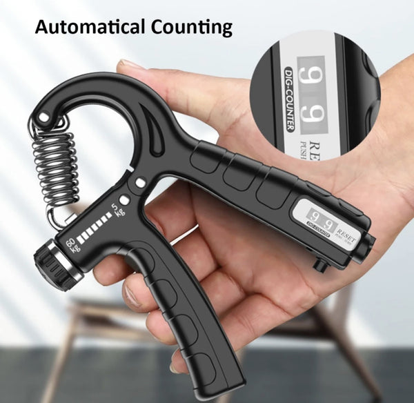 Adjustable Hand Gripper with Counter